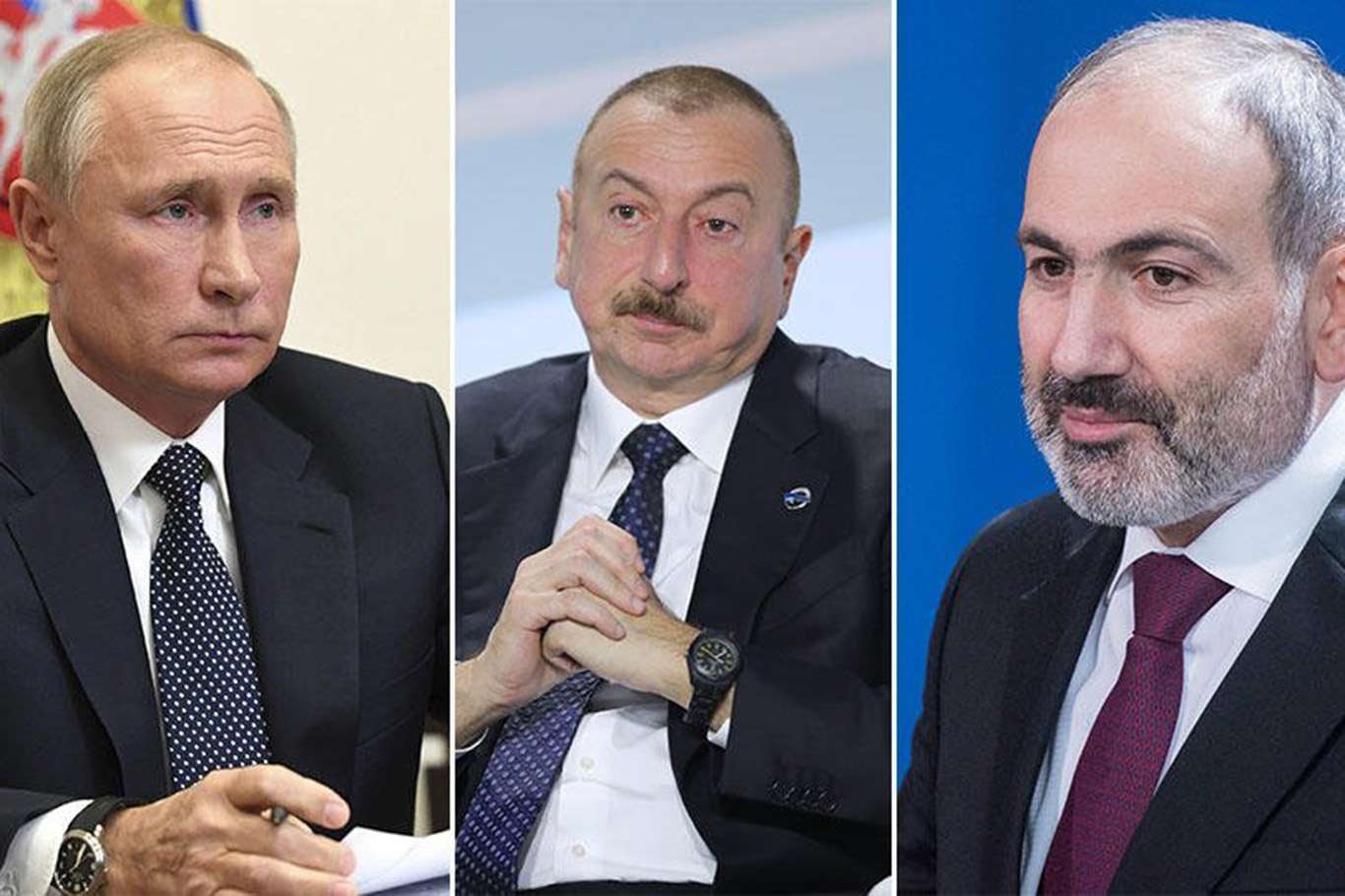 Putin Paşinyan ve Aliyev ile görüştü